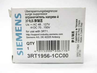 SIEMENS 3RT1956-1CC00 70-150VDC NSMP