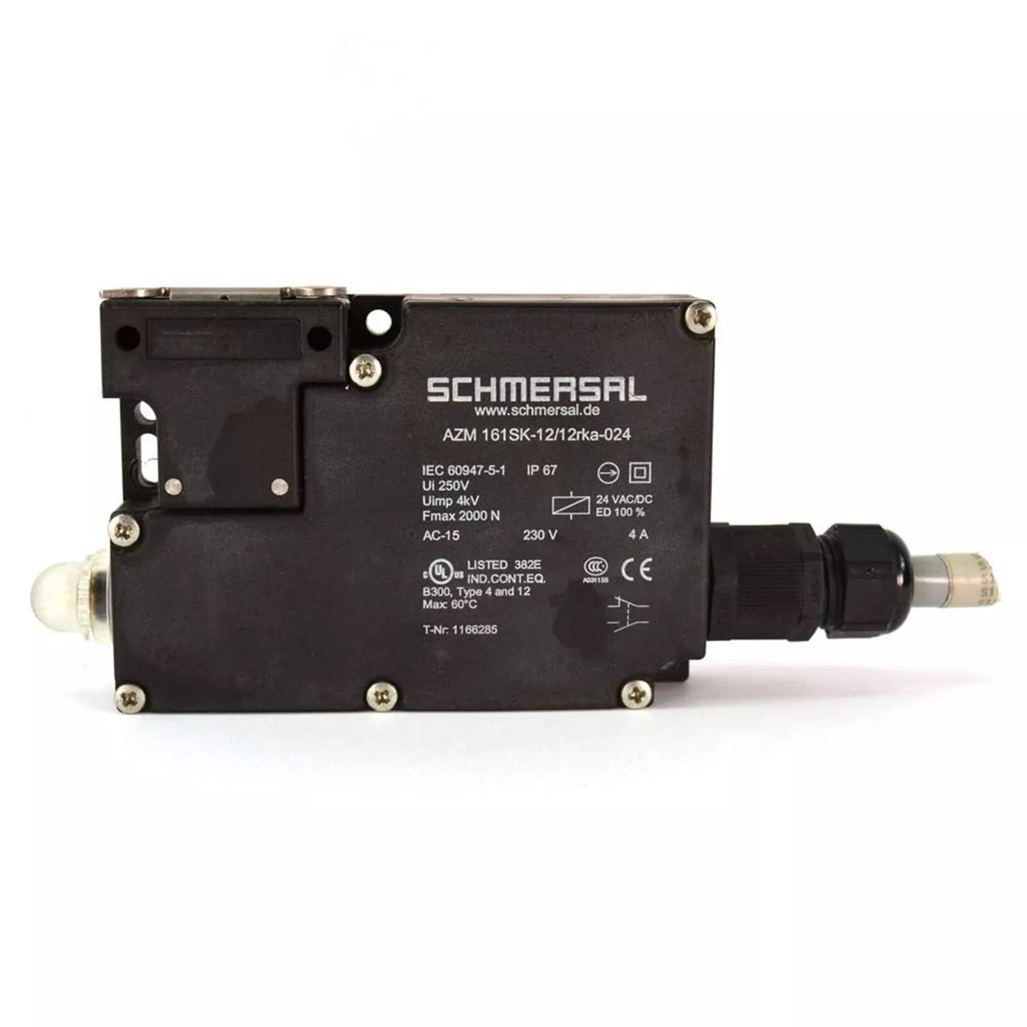 New In Box SCHMERSAL AZM161SK-12/12RKA-024 Safety Interlock Switch