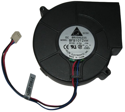 Powerful Delta Blower Fan - 12 V - 97 x 94 mm - 4500 RPM - 1.95" H2O - BFB1012VH