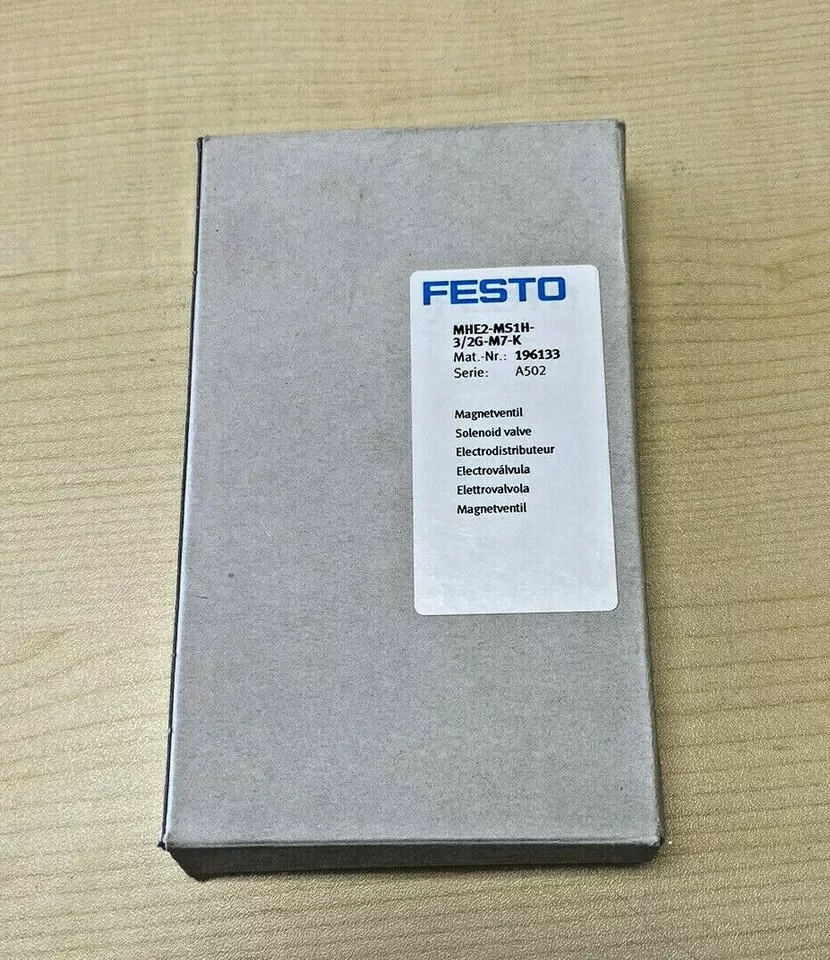 New 1PC Festo MHE2-MS1H-3/2G-M7-K 196133 Solenoid Valve Expedited Shipping