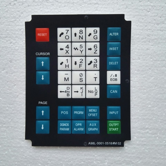 1PC Fanuc A98L-0001-0518#M02 Membrane Keysheet Keypad New One A98L00010518M02