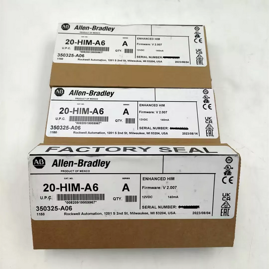 Allen-Bradley 20-HIM-A6 Enhanced HIM FW V2.007 12VFC New Factory Sealed