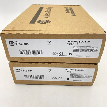 AB 1746-NI4 Allen-Bradley SerA SLC 500 Input Modele 1746NI4 New Factory Sealed