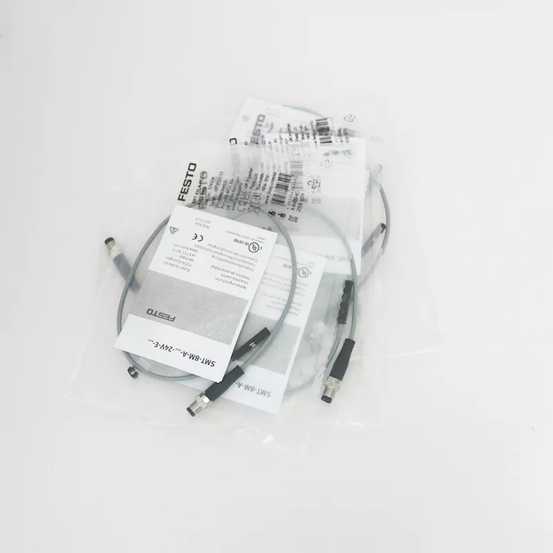 Festo SMT-8M-A-PS-24V-E-0, 3-M8D Proximity Sensors 574334 New-Sealed