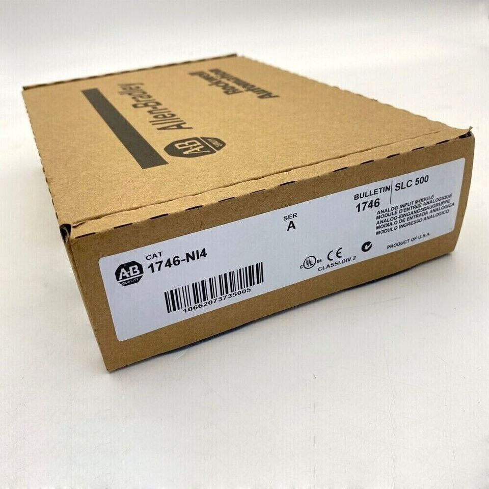 AB 1746-NI4 Allen-Bradley SerA SLC 500 Input Modele 1746NI4 New Factory Sealed