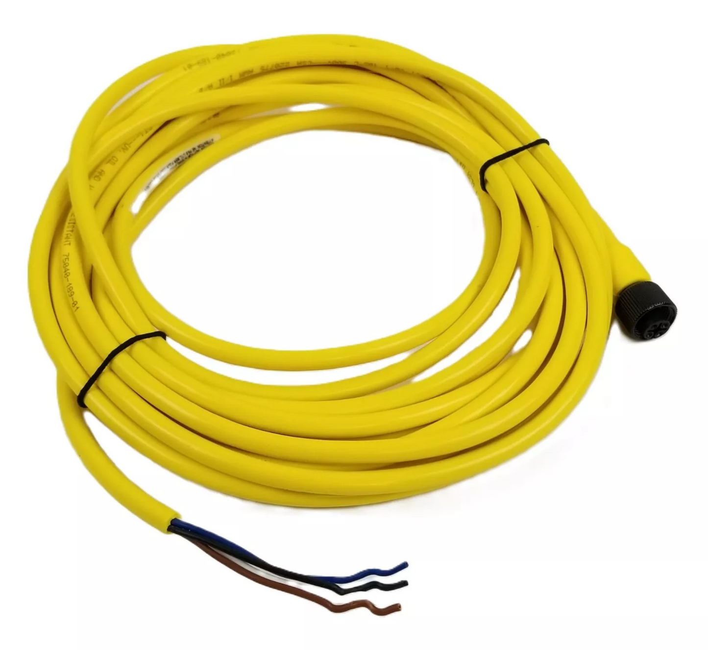 Allen-Bradley 889D-F4AC-5 Cordset 4Pin Female Straight 5m 22AWG Yellow PVC NEW