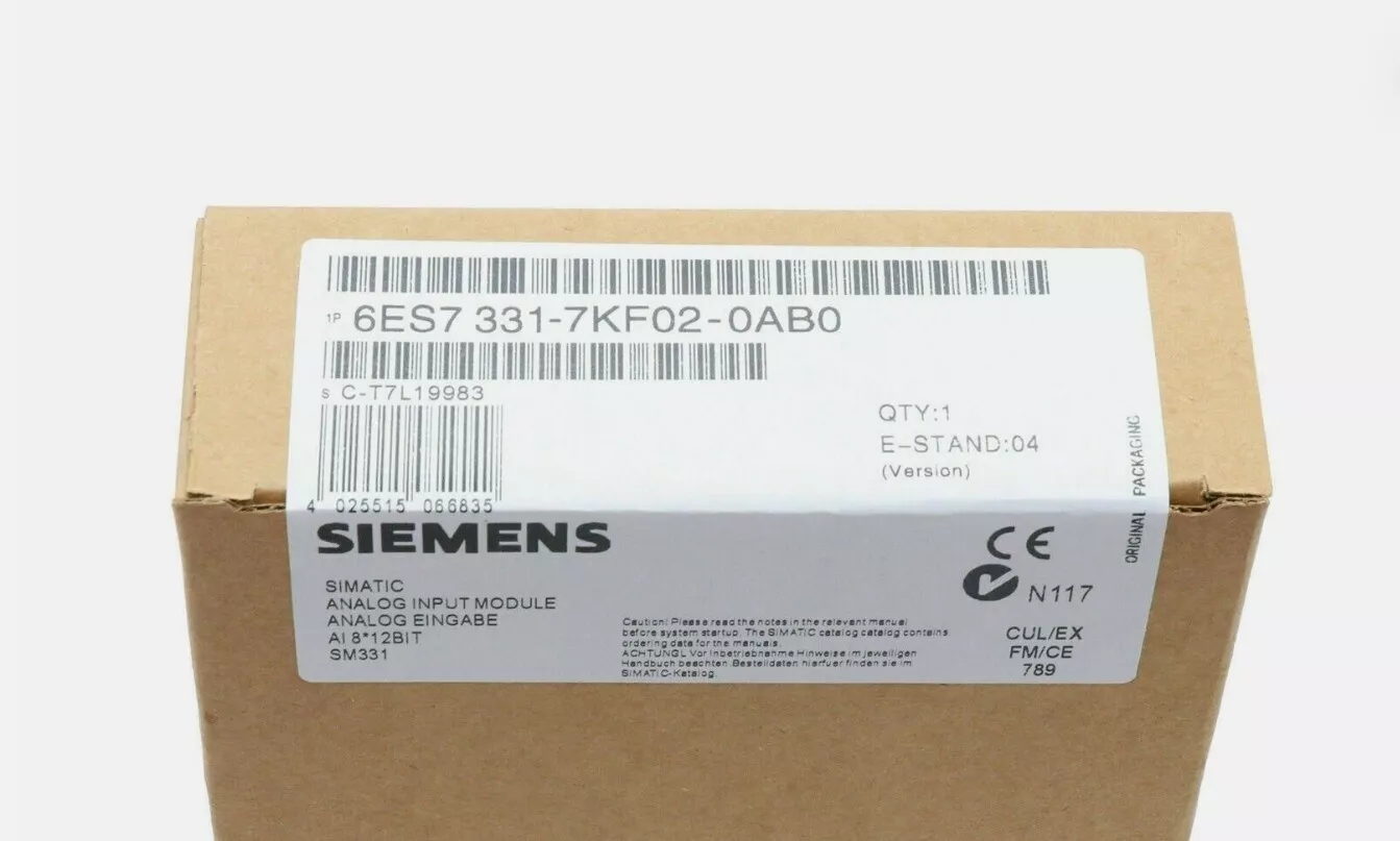 NEW IN BOX SIEMENS 6ES7 331-7KF02-0AB0 6ES7331-7KF02-0AB0 Analog Input Module