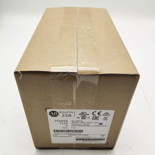 Allen-Bradley 22A-D6P0N104 PowerFlex 4 2.2 kW 3 Hp AC Drive Fast Shipping