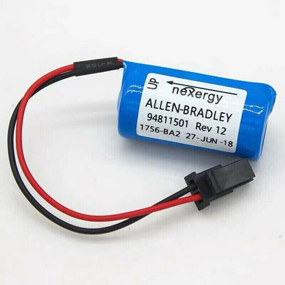 For ALLEN-BRADLEY 1756-BA2 PLC Controller Battery BR2/3A-AB 94811501 Battery