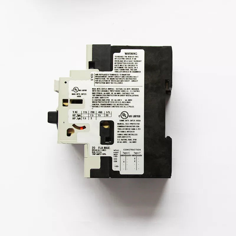 New Allen Bradley Replacement 140M-D8E-C20 Circuit Breaker