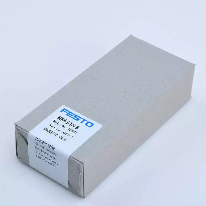 New In Box FESTO MFH-5-1/4-B 15901 Solenoid Pneumatic Valve PLC