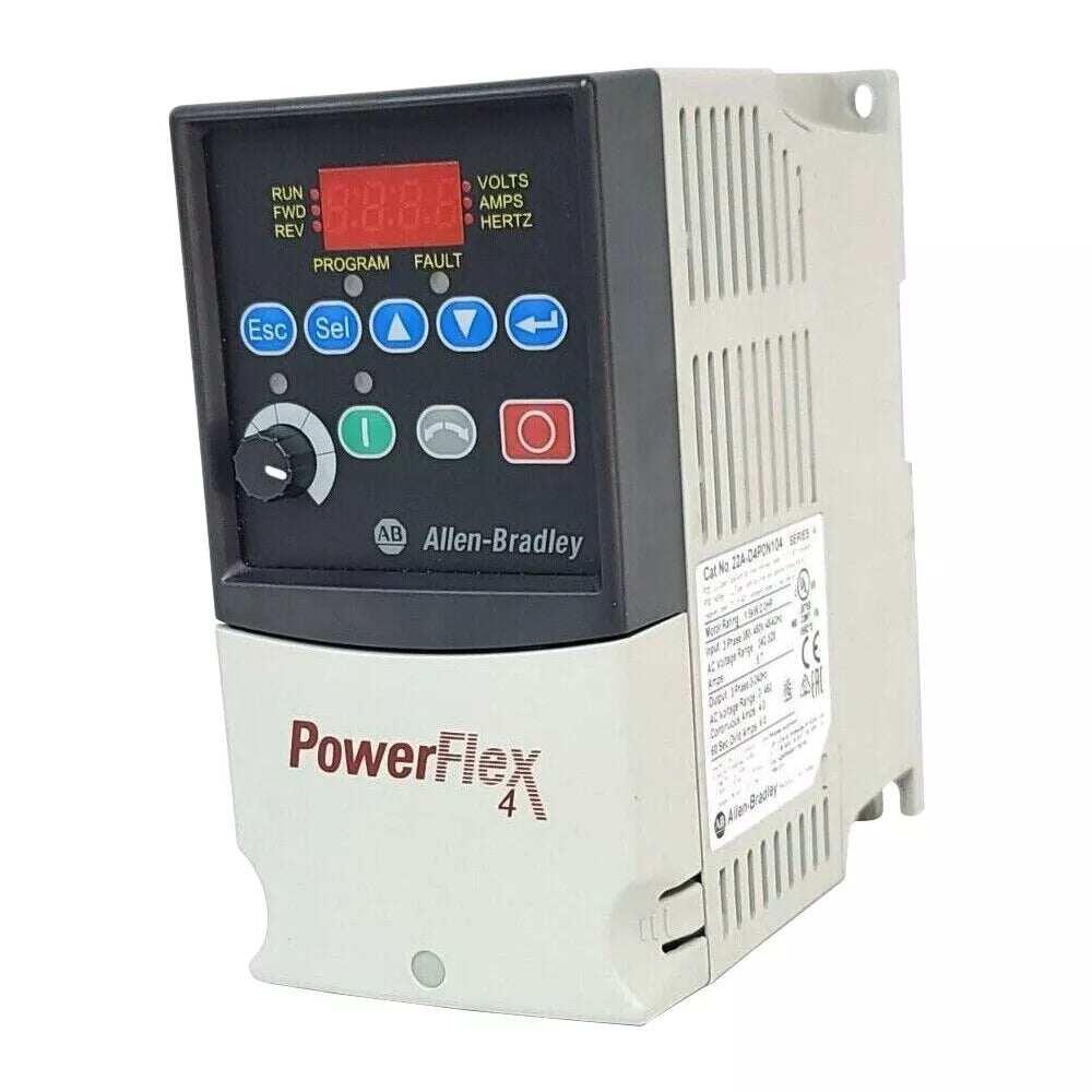 New Sealed Allen-Bradley PowerFlex 4 1.5 kW 2 HP AC Drive 22A-D4P0N104