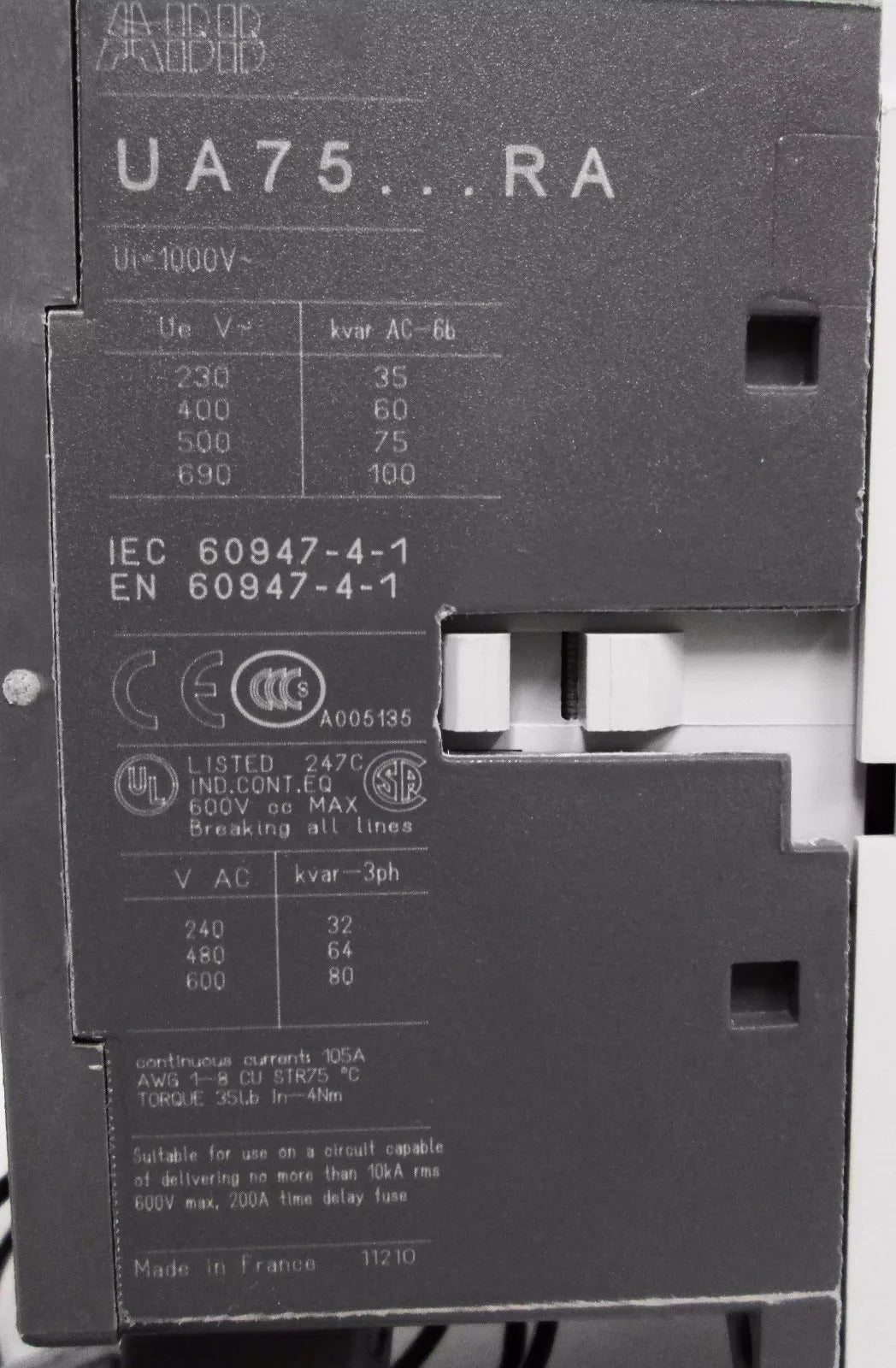 1PC New ABB UA75-30-00RA UA753000RA Contactor