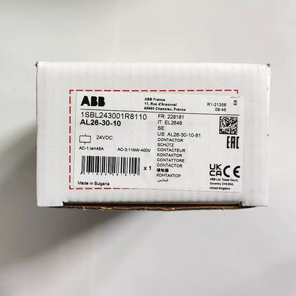 New In Box ABB AL26-30-10 Auxiliary Contacts 24V