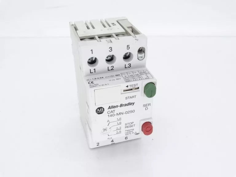 ALLEN BRADLEY 140-MN-0250 SERIES D MOTOR STARTER