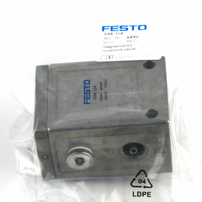 New In Box FESTO VAK-1/4 6890 Vacuum Generator