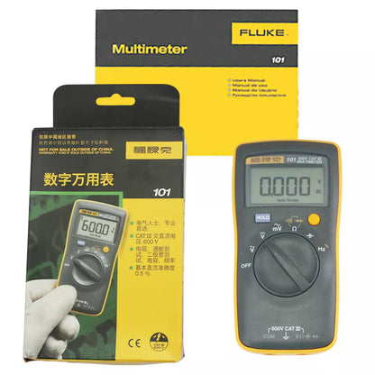 FLUKE 101 Basic Digital Multimeter Portable Meter AC DC Volt Tester Tracking