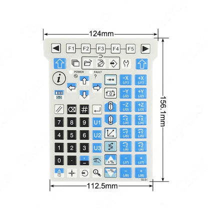 Membrane Keypad for Fanuc GLS1 Teach Pendant Protective Film