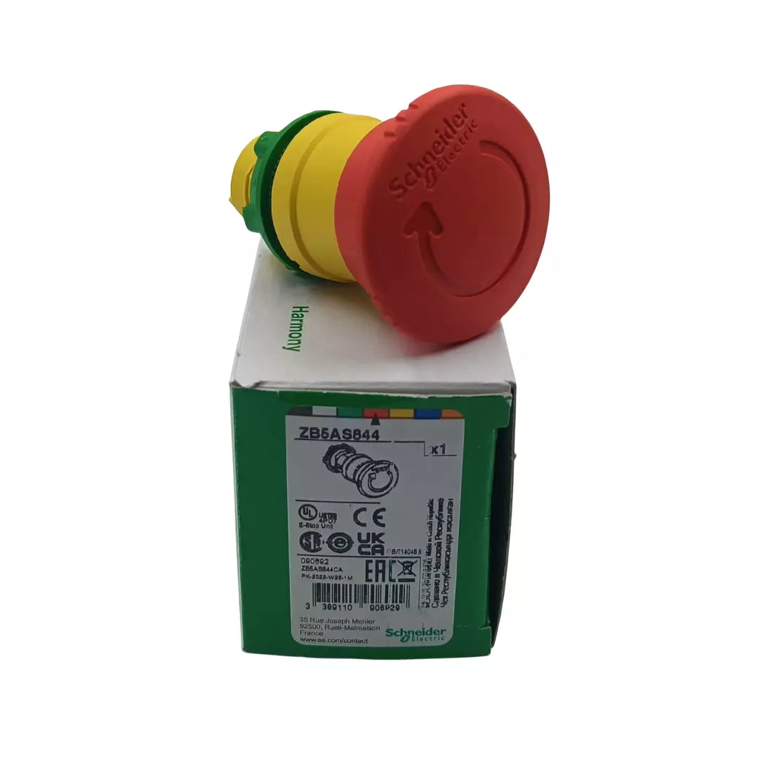 Schneider Electric ZB5AS844 Red 22mm Cut Out Push Button