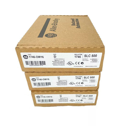 2023 New AB 1746-OW16 SLC500 SerD Output Module 1746OW16 NEW Factory Sealed TX